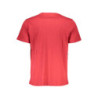 GIAN MARCO VENTURI MEN'S SHORT SLEEVE T-SHIRT RED