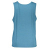 GIAN MARCO VENTURI MEN'S BLUE TANK TOP