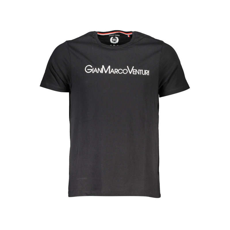 GIAN MARCO VENTURI MEN'S SHORT SLEEVE T-SHIRT BLACK