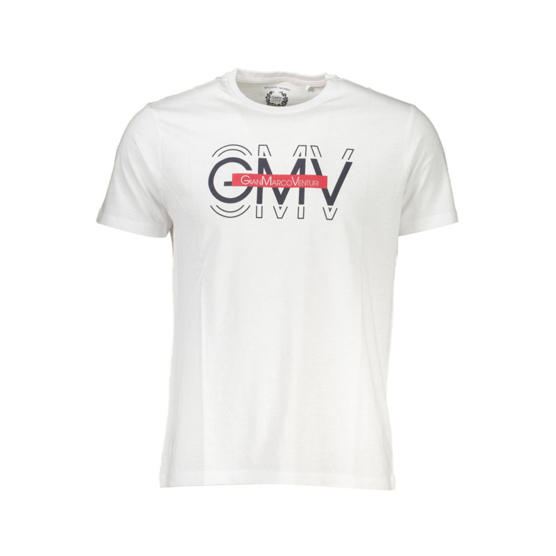 GIAN MARCO VENTURI MEN'S SHORT SLEEVE T-SHIRT WHITE