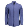 US POLO SHIRT LONG SLEEVE MEN BLUE