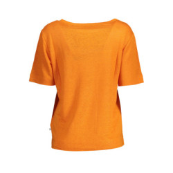 T-SHIRT À MANCHES COURTES GANT FEMME ORANGE