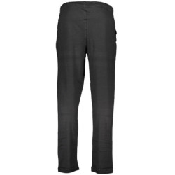 GIAN MARCO VENTURI BLACK MEN'S PANTS