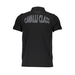 CAVALLI CLASS POLO MANCHES COURTES HOMME NOIR