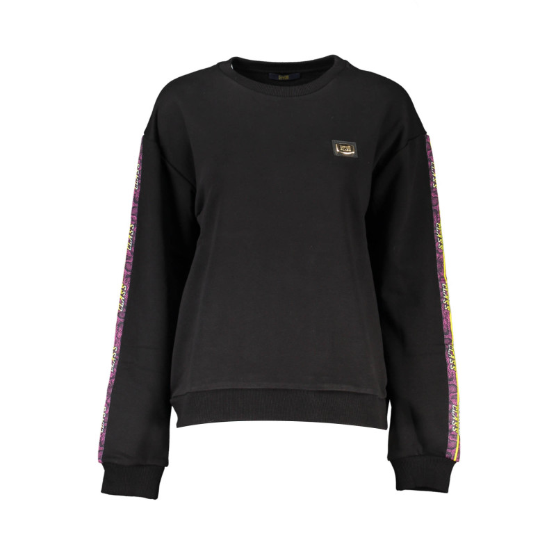 CAVALLI CLASS SWEATSHIRT WITHOUT ZIP WOMEN BLACK