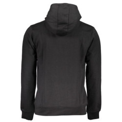 SWEAT-SHIRT NOIR SANS FERMETURE ÉCLAIR POUR HOMME GIAN MARCO VENTURI
