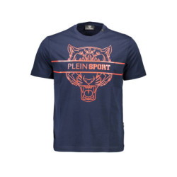 T-SHIRT PLEIN SPORT MANCHES COURTES HOMME BLEU