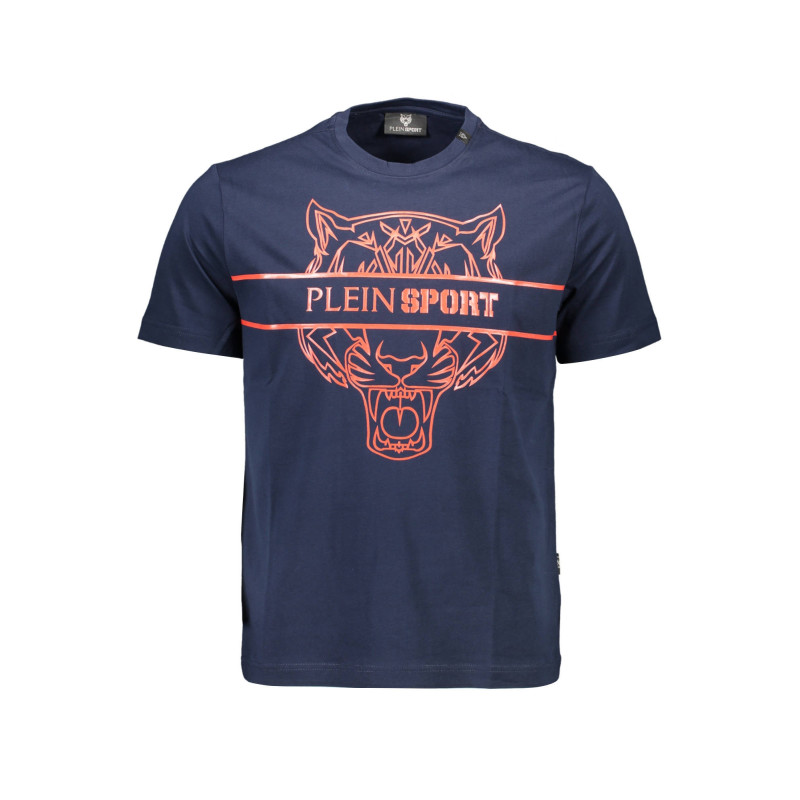 T-SHIRT PLEIN SPORT MANCHES COURTES HOMME BLEU