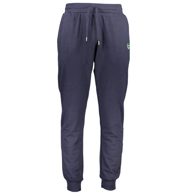 GIAN MARCO VENTURI MEN'S BLUE TROUSERS