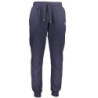 GIAN MARCO VENTURI MEN'S BLUE TROUSERS