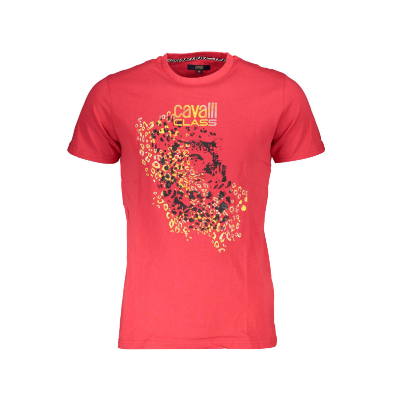 CAVALLI CLASS SHORT SLEEVE T-SHIRT MEN RED