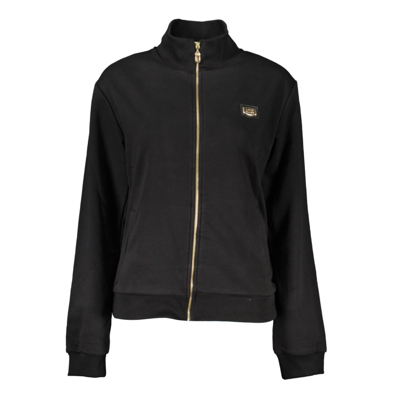 CAVALLI CLASS WOMEN'S ZIP-UP SWEATSHIRT BLACK
