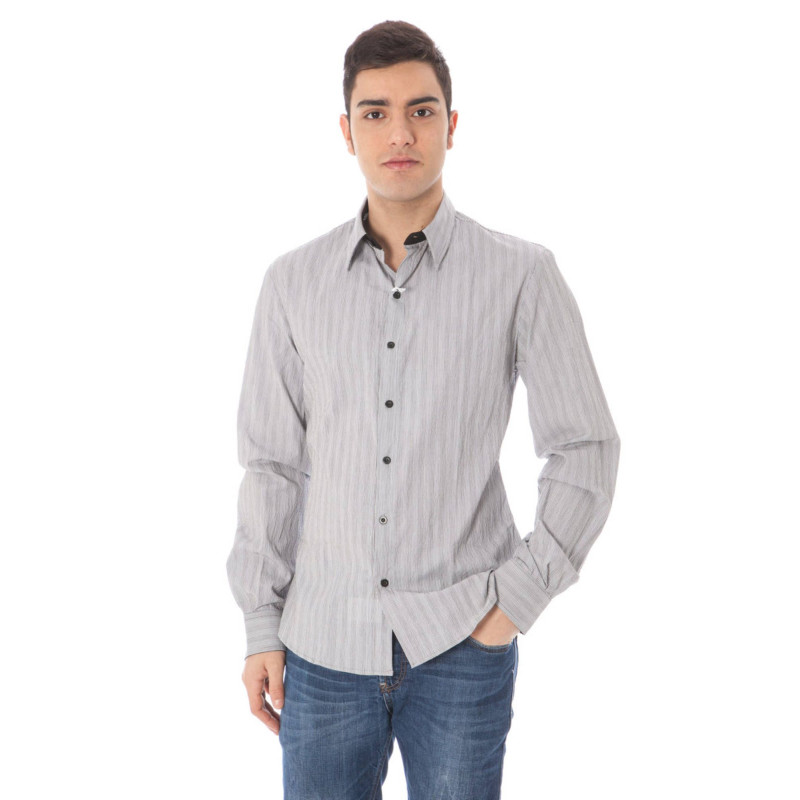 COSTUME NATIONAL CHEMISE À MANCHES LONGUES HOMME BLANC