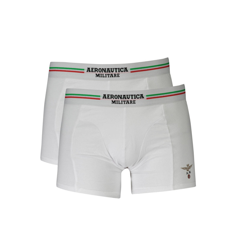 BOXER HOMME AERONAUTICA MILITARE BLANC