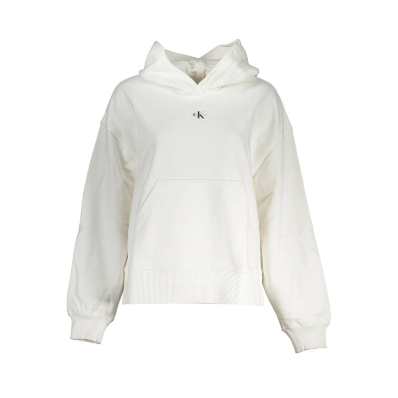 CALVIN KLEIN SWEATSHIRT WITHOUT ZIP WOMEN WHITE