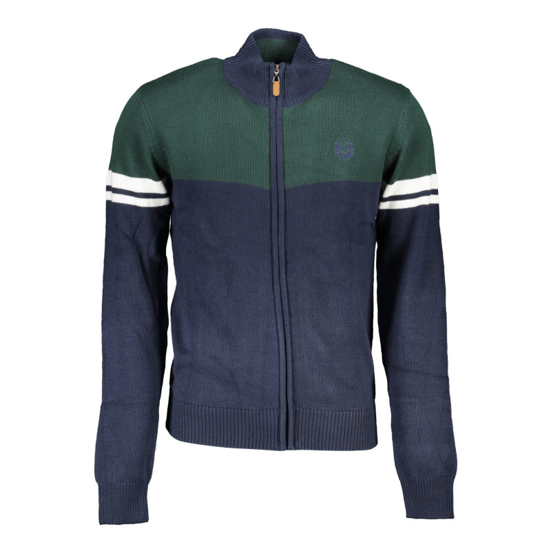 CARDIGAN BLEU POUR HOMME GIAN MARCO VENTURI