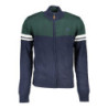GIAN MARCO VENTURI BLUE MEN'S CARDIGAN