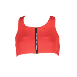 KARL LAGERFELD BEACHWEAR SWIMSUIT TOP WOMEN RED