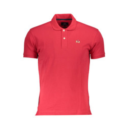 LA MARTINA MEN'S SHORT SLEEVE POLO SHIRT RED