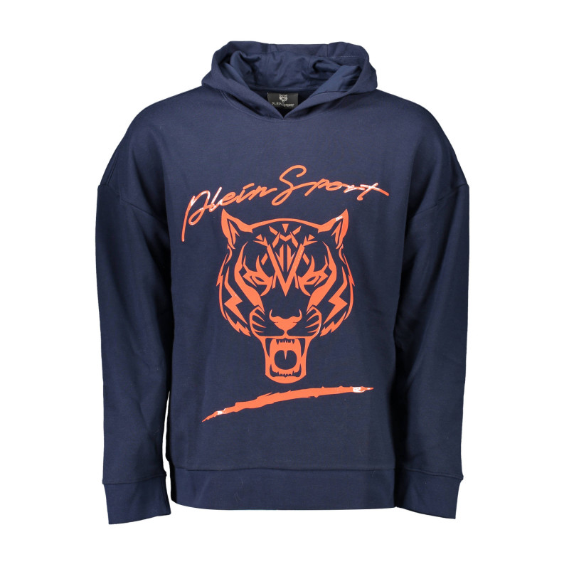 PLEIN SPORT SWEATSHIRT WITHOUT ZIP MEN BLUE