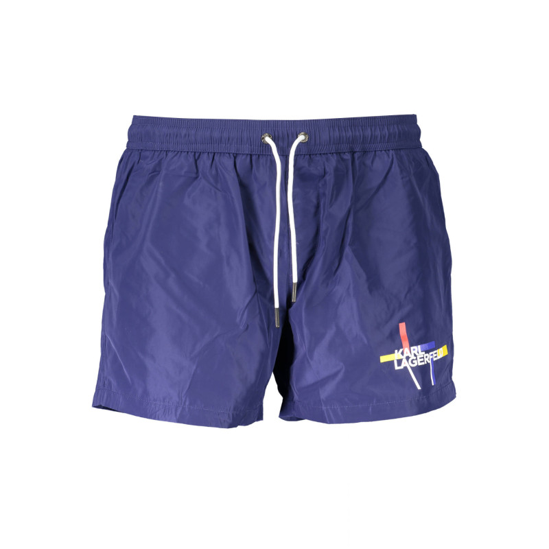 KARL LAGERFELD BEACHWEAR SWIMSUIT BOTTOM MEN BLUE