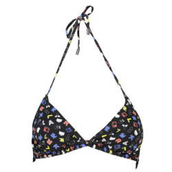 KARL LAGERFELD BEACHWEAR SWIMSUIT TOP WOMEN BLACK