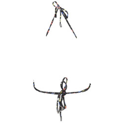 KARL LAGERFELD BEACHWEAR SWIMSUIT TOP WOMEN BLACK