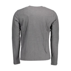 US POLO T-SHIRT LONG SLEEVES MEN GREY