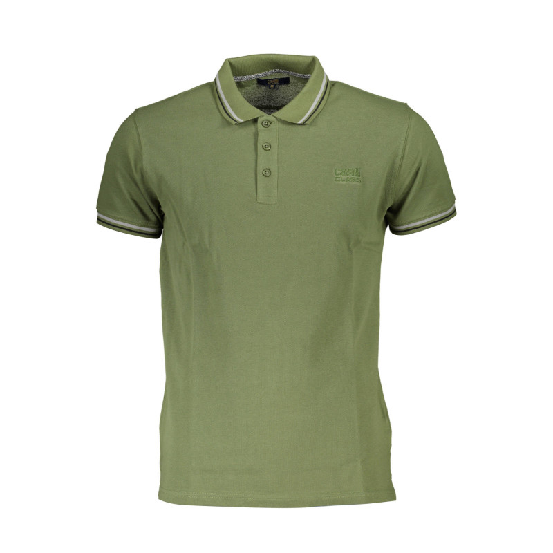 CAVALLI CLASS POLO SHORT SLEEVES MEN GREEN