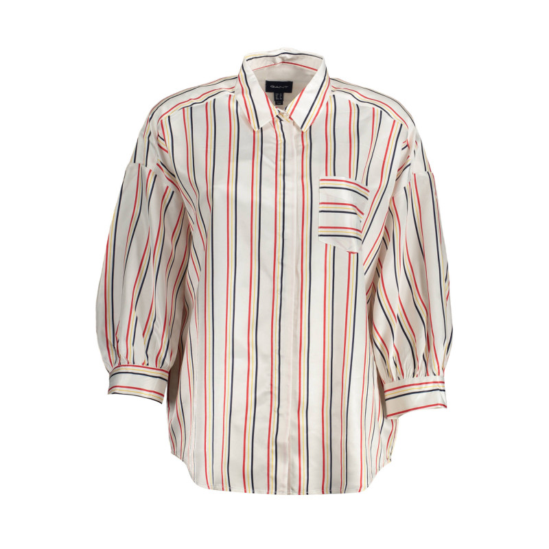 CHEMISE À MANCHES LONGUES GANT FEMME BLANCHE
