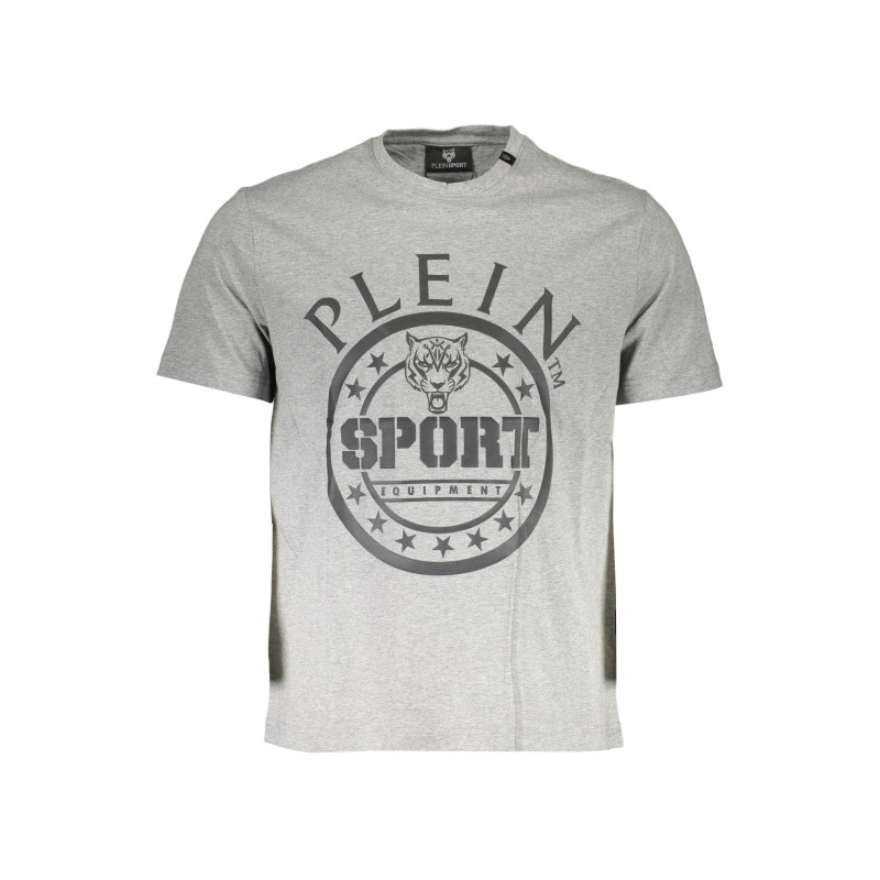 T-SHIRT PLEIN SPORT MANCHES COURTES HOMME GRIS