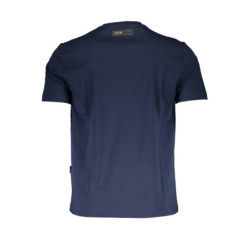 T-SHIRT PLEIN SPORT MANCHES COURTES HOMME BLEU