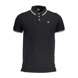 NORWAY 1963 MEN'S SHORT SLEEVE POLO BLACK
