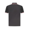 Chemise polo US Grand Polo à manches courtes pour homme, noire