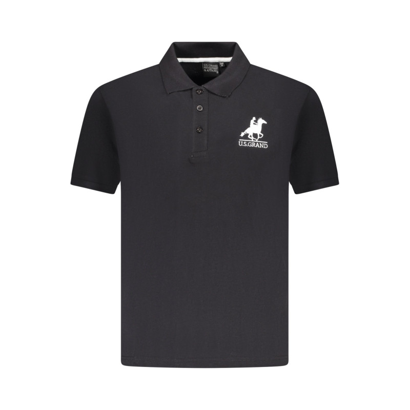 US GRAND POLO SHORT SLEEVE MEN'S BLACK