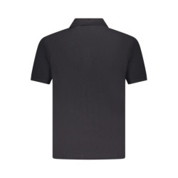 Chemise polo US Grand Polo à manches courtes pour homme, noire
