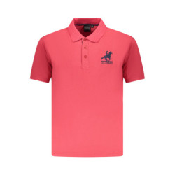 US GRAND MEN'S SHORT-SLEEVE POLO SHIRT, RED