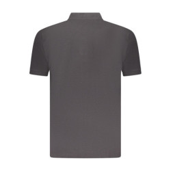 Chemise polo US Grand Polo à manches courtes pour homme, noire