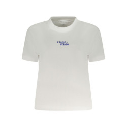 T-SHIRT À MANCHES COURTES CALVIN KLEIN FEMME BLANC