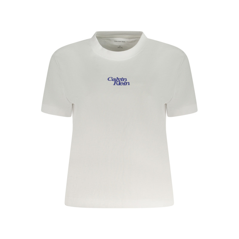 T-SHIRT À MANCHES COURTES CALVIN KLEIN FEMME BLANC