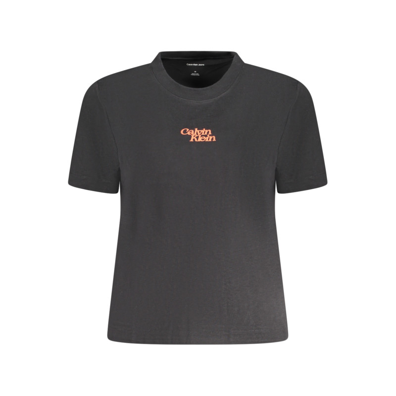 CALVIN KLEIN SHORT SLEEVE T-SHIRT WOMEN BLACK