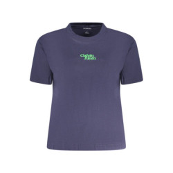 T-SHIRT À MANCHES COURTES POUR FEMME CALVIN KLEIN BLEU