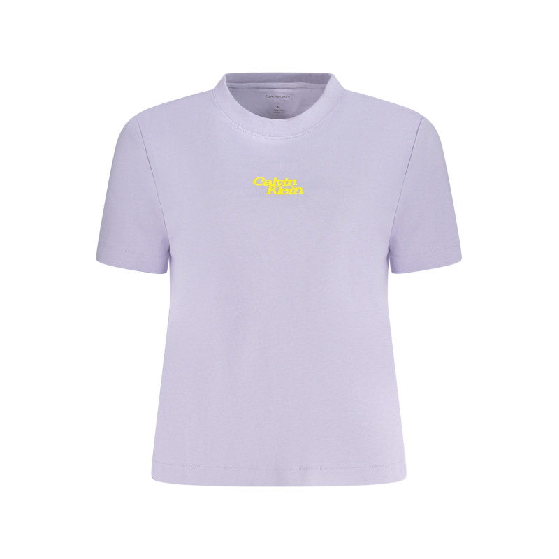 T-SHIRT À MANCHES COURTES POUR FEMME CALVIN KLEIN VIOLET