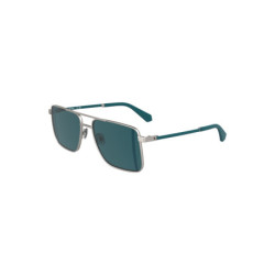 LUNETTES DE SOLEIL POUR HOMMES CALVIN KLEIN ARGENTÉES