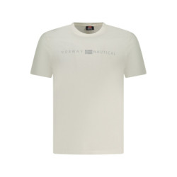 T-SHIRT MANCHES COURTES HOMME NORVÈGE 1963 BLANC