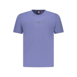 T-SHIRT MANCHES COURTES HOMME NORVÈGE 1963 BLEU