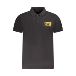 CAVALLI CLASS POLO MANCHES COURTES HOMME NOIR
