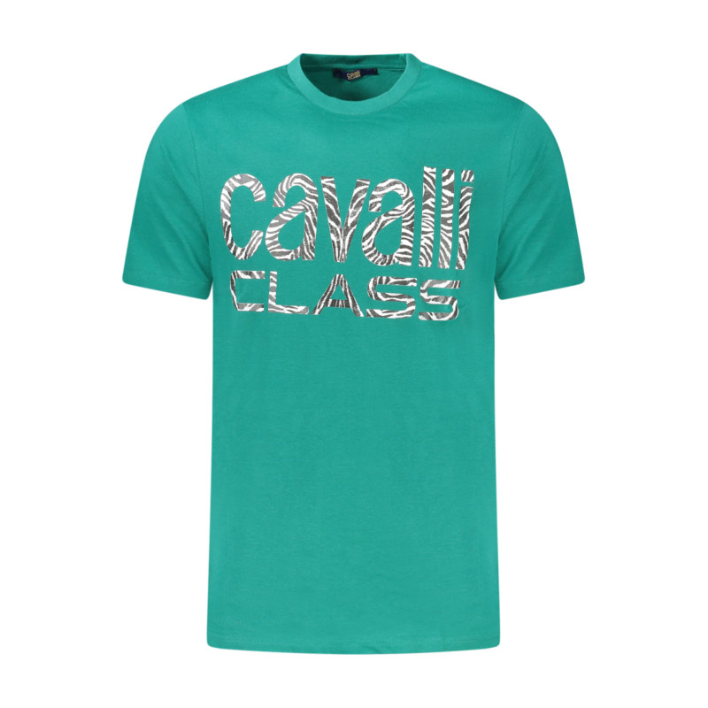 T-SHIRT À MANCHES COURTES CAVALLI CLASS HOMME VERT