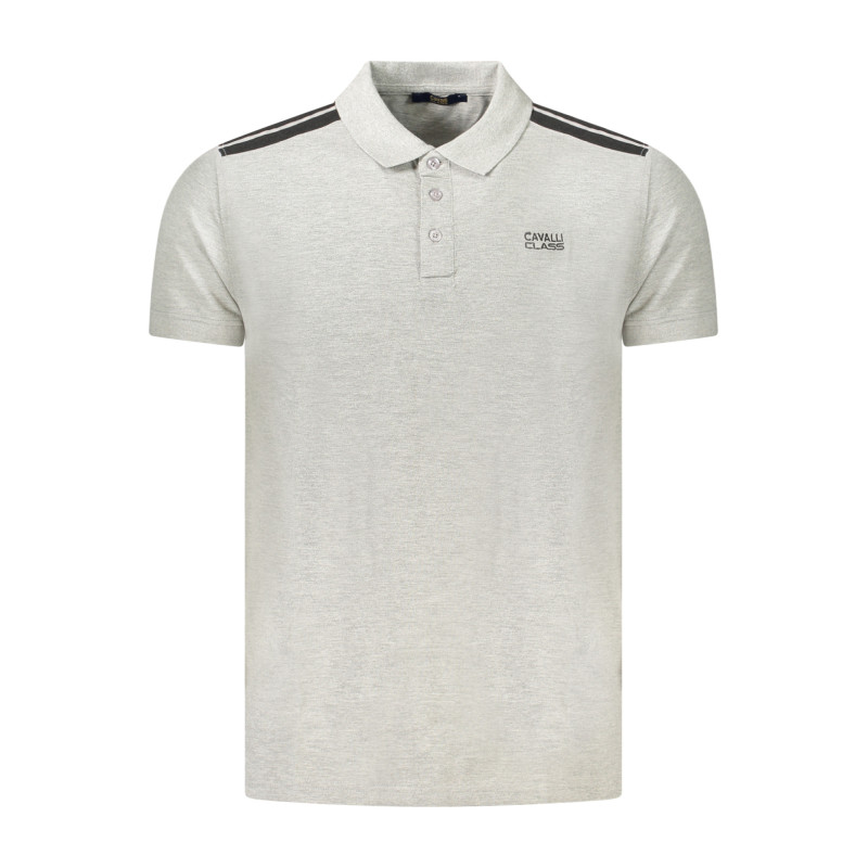 CAVALLI CLASS POLO SHORT SLEEVES MEN GREY