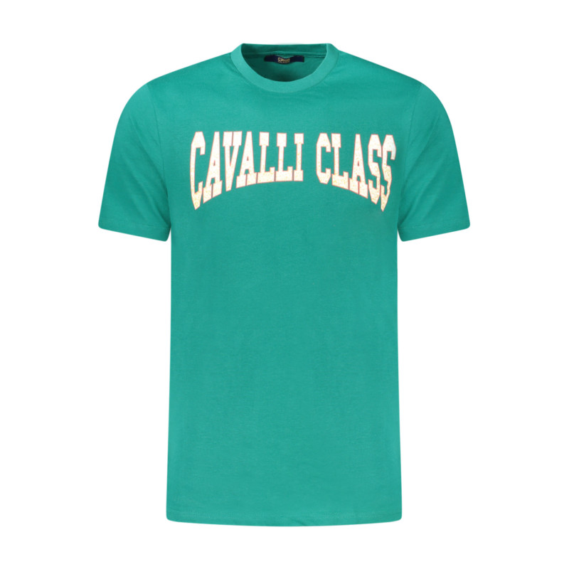 T-SHIRT À MANCHES COURTES CAVALLI CLASS HOMME VERT